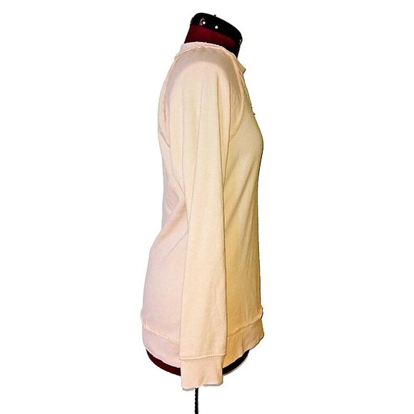 Treasure & Bond Womens Sweatshirt Size XS Pink Single Long Sleeve Distre… - Picture 4 of 6